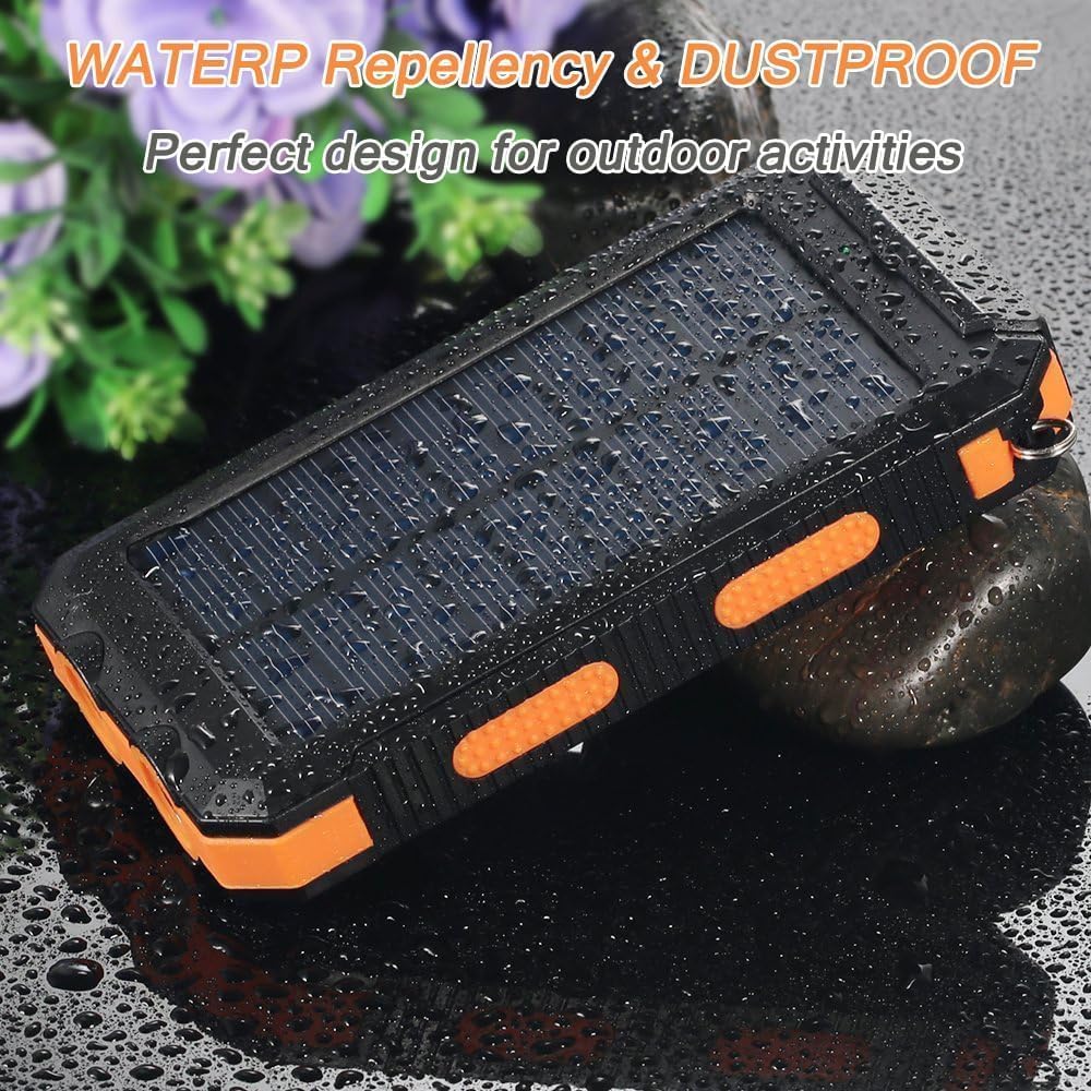 YELOMIN Portable Power Bank - 38800mAh, Solar, USB-C