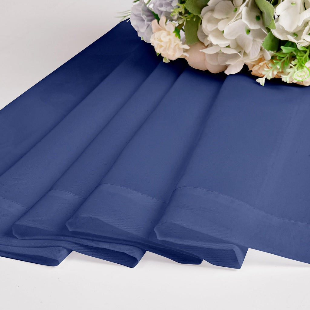 Royal Blue Sheer Curtains 96 inches Long 2 Panels (2 Count)