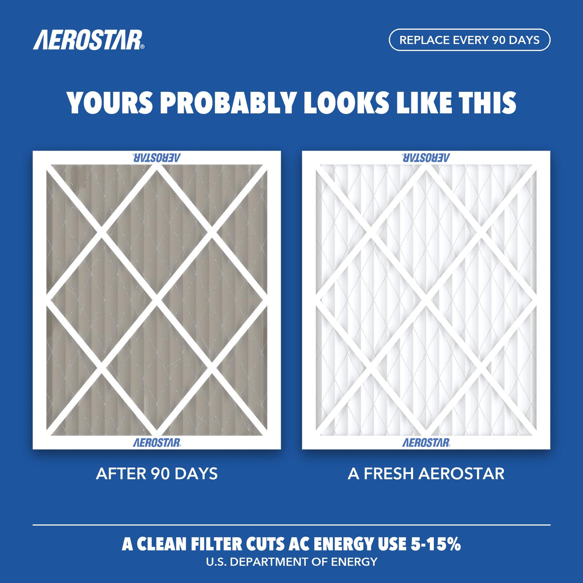 Air Filter 22x26x1 MERV 11 AC Filter (4 Count)