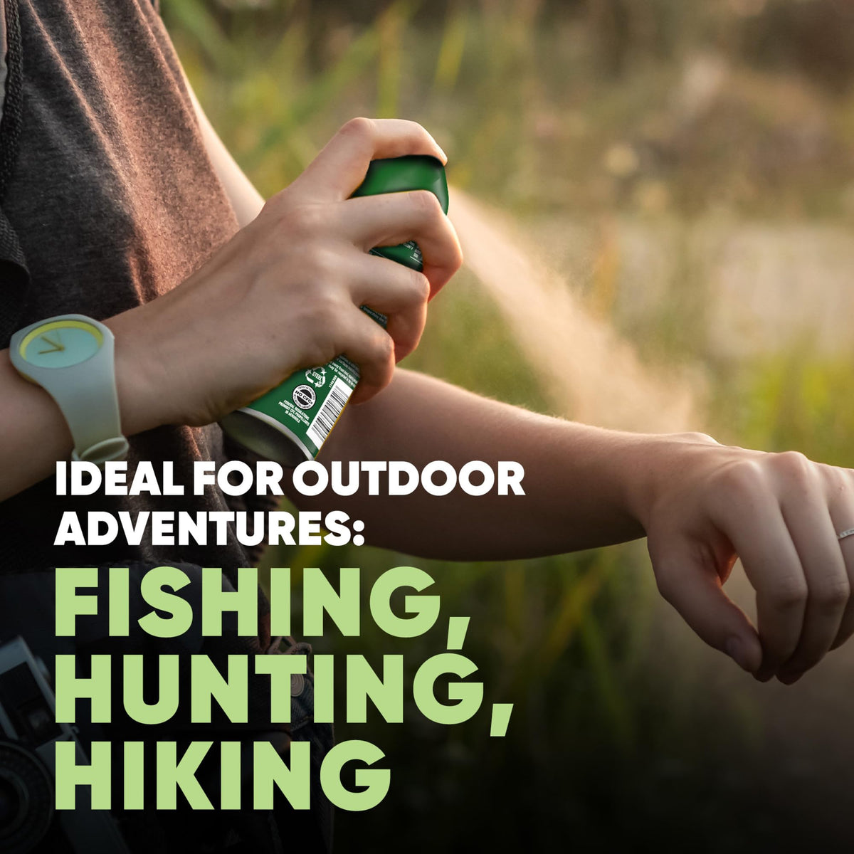 OFF! Deep Woods Travel Size Insect Repellent Aerosol, Dry, Non-Greasy Formula, Bug Spray with Long Lasting Protection from Mosquitoes and Ticks, 2.5 oz