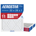 Air Filter 22x26x1 MERV 11 AC Filter (4 Count)