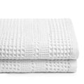 Waffle Towels for Bathroom (2 Count)