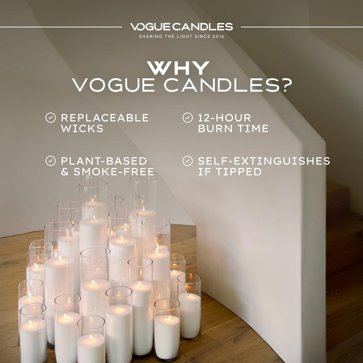 Vogue Candles Nude Pearled Candle Sand Wax Kit (640 Ounce)
