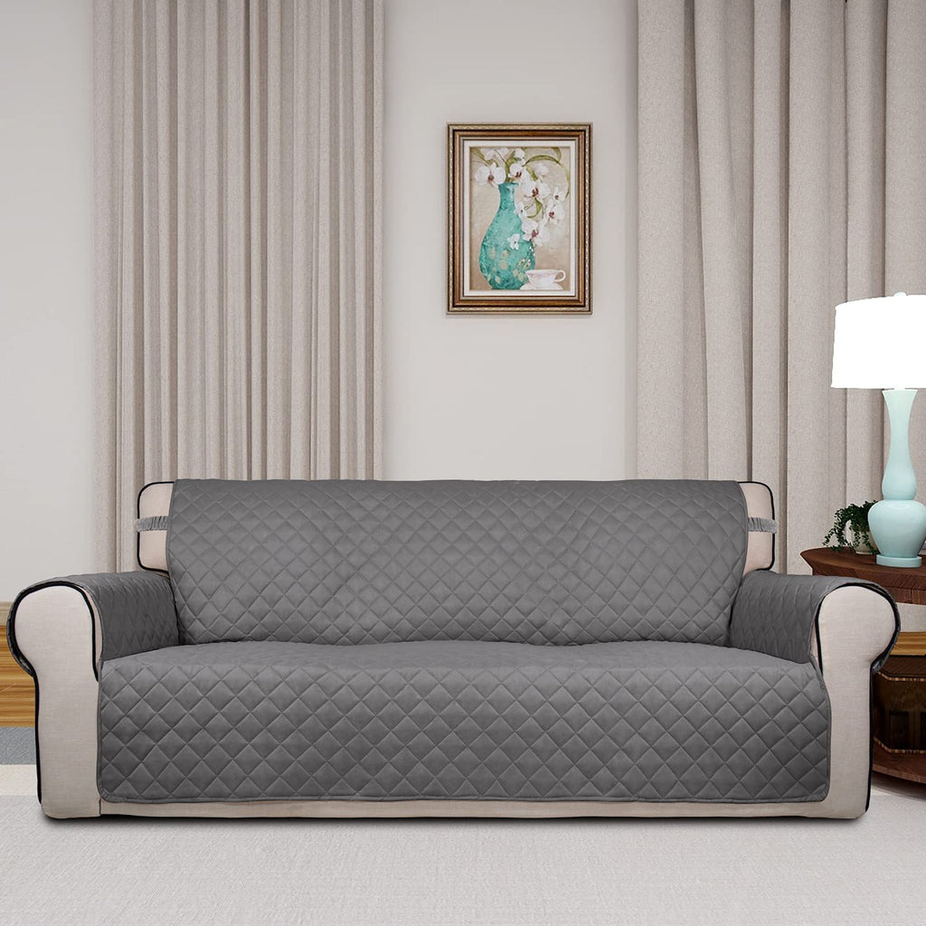 Reversible Quilted Couch Covers for Dogs Oversized Sofa Cover 78”