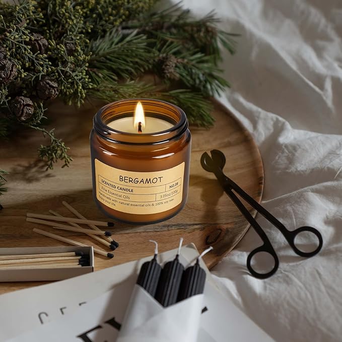 12Pack Scented Candle Set - Aromatherapy Candle Gift Set ??Long Lasting Jar Candles for Men| Women, Ideal for Birthdays, Mother's Day Thanksgiving Gifts