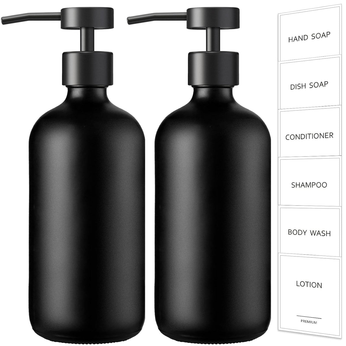 Black Soap Dispenser (2 Count)
