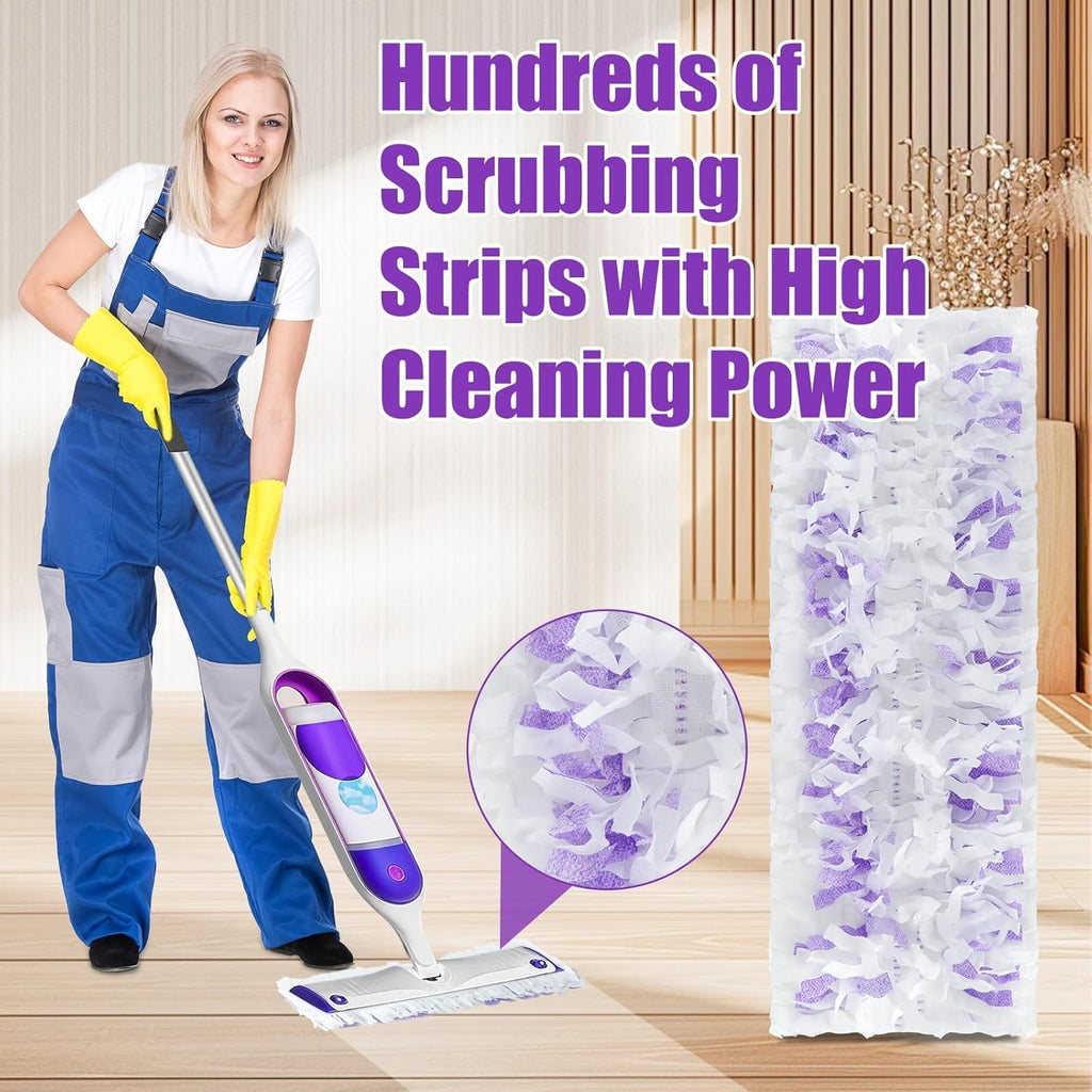 80 Pack Disposable Power Mop Refills for Swiffer Power Mop (80 Count)