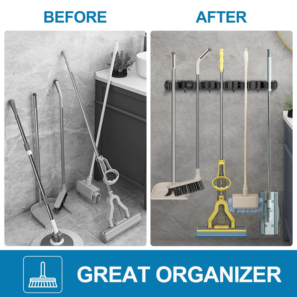 Broom Holder Wall Mount