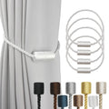 Magnetic Curtain Tiebacks Holdbacks Decorative Tie Backs for Windows Porlau (4 Count)