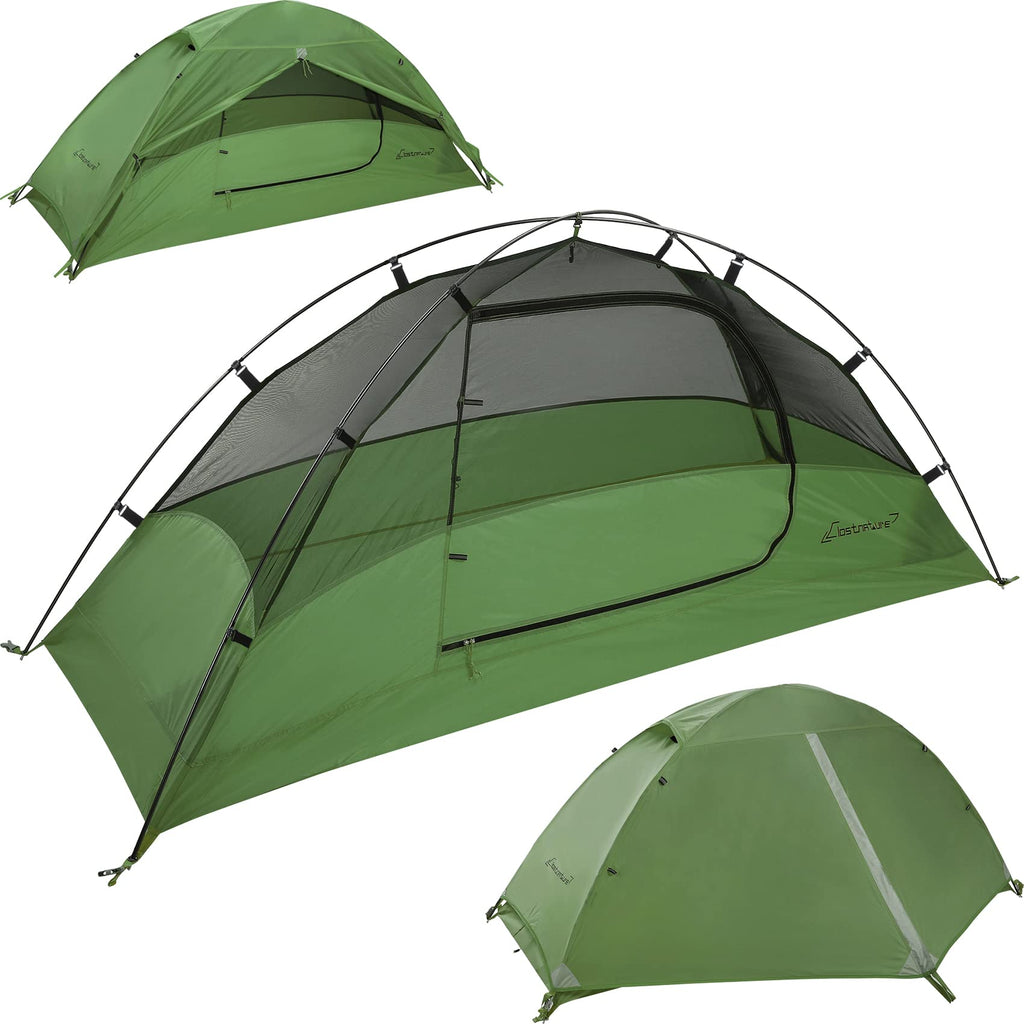Clostnature 1 Person Lightweight Backpacking Tent, Easy Setup Tent