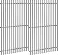 19.5" Stainless Steel Cooking Grates for Weber Genesis 300 Series, Weber Genesis Grill Parts for Genesis E310 E320 E330 S310 S320 S330, Replacement Parts for Weber 7528/7524