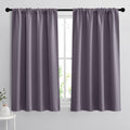 Small Window Curtains 45 inches Length for Kitchen Cafe Bathroom