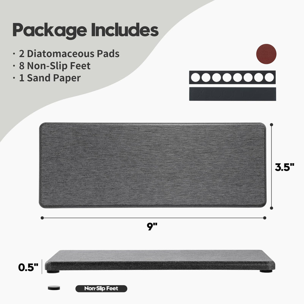 2PCS Bathroom Trays (2 Count)
