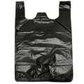100 pcs Black Trash Bags with Handles (100 Count)