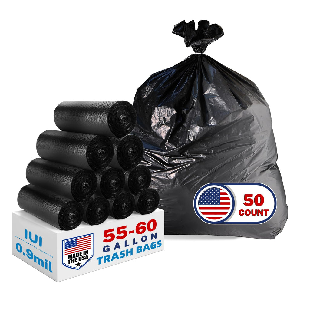 Heavy Duty Trash Bags 55 (50 Count)