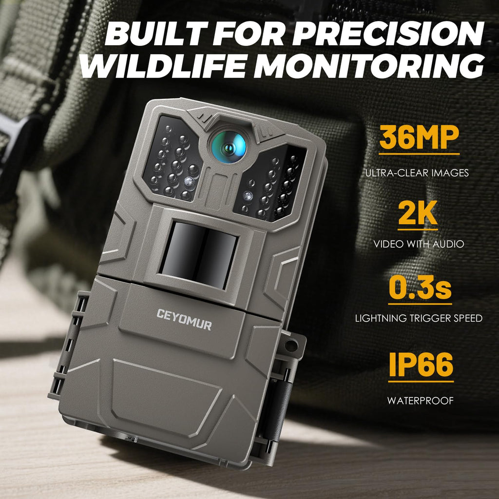 CEYOMUR Trail Camera - 36MP