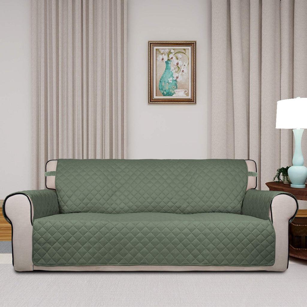 Reversible Quilted Couch Covers for Dogs Oversized Sofa Cover 78”