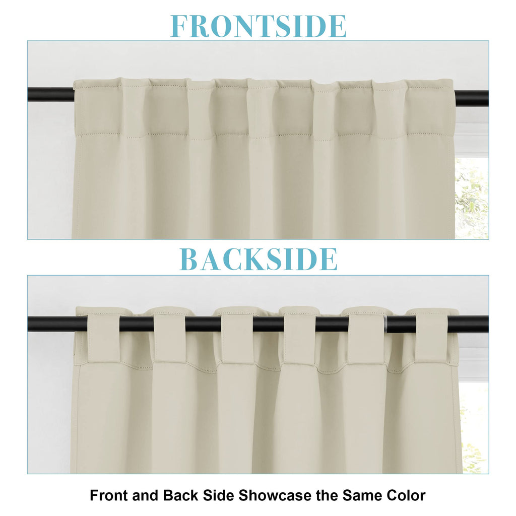 Small Window Curtains for Kitchen Bathroom Cafe RV Camper (2 Count)