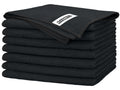 Black Microfiber Cleaning Cloth (8 Count)
