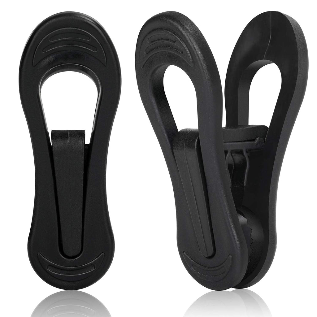 Black Plastic Hanger Clips (24 Count)