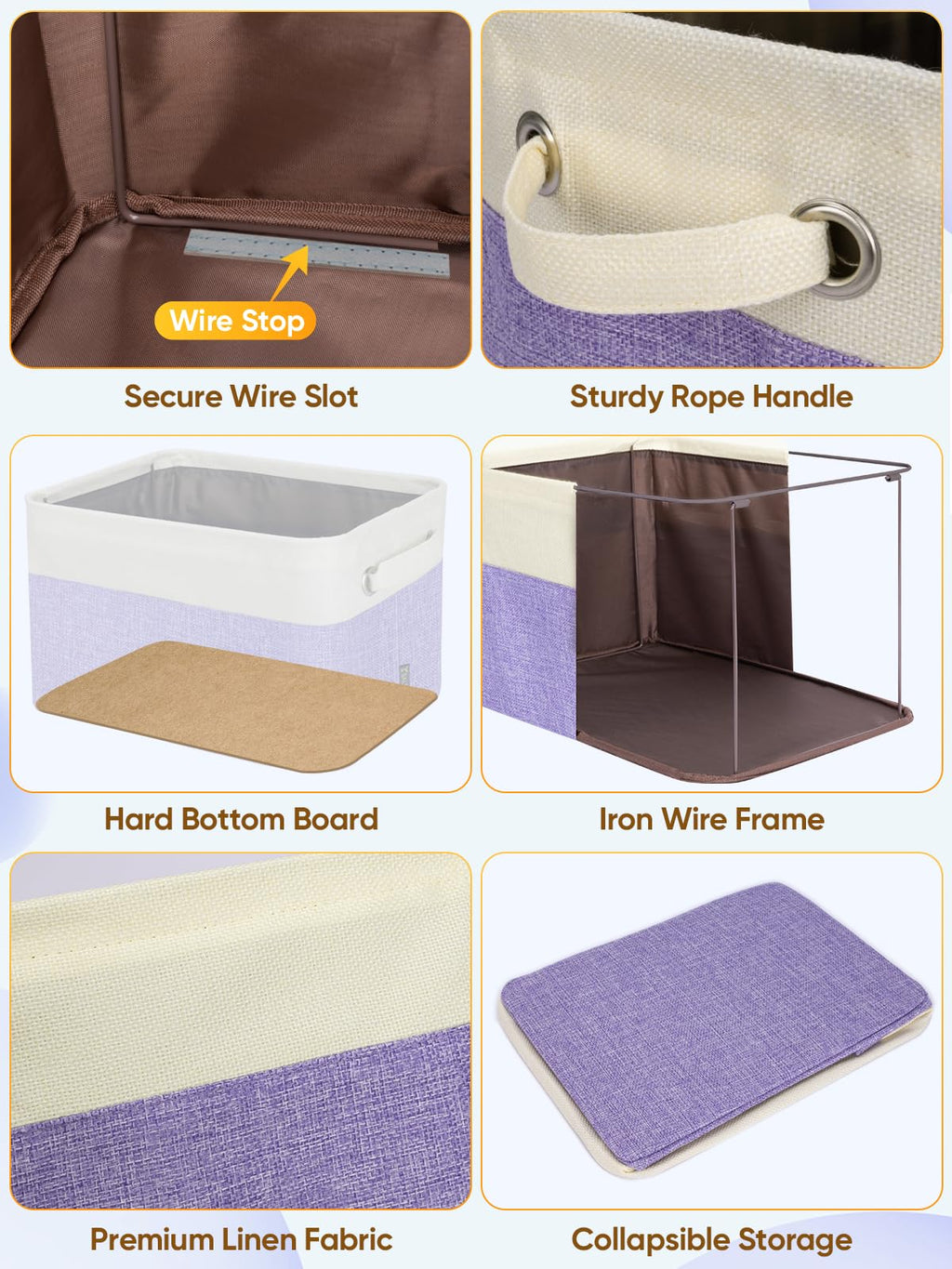 1 Pack Fabric Closet Storage Bins for Shelves