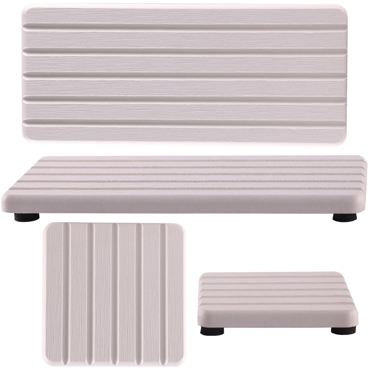 Set of 4 Water Absorbent Diatomite Coasters (4 Count)
