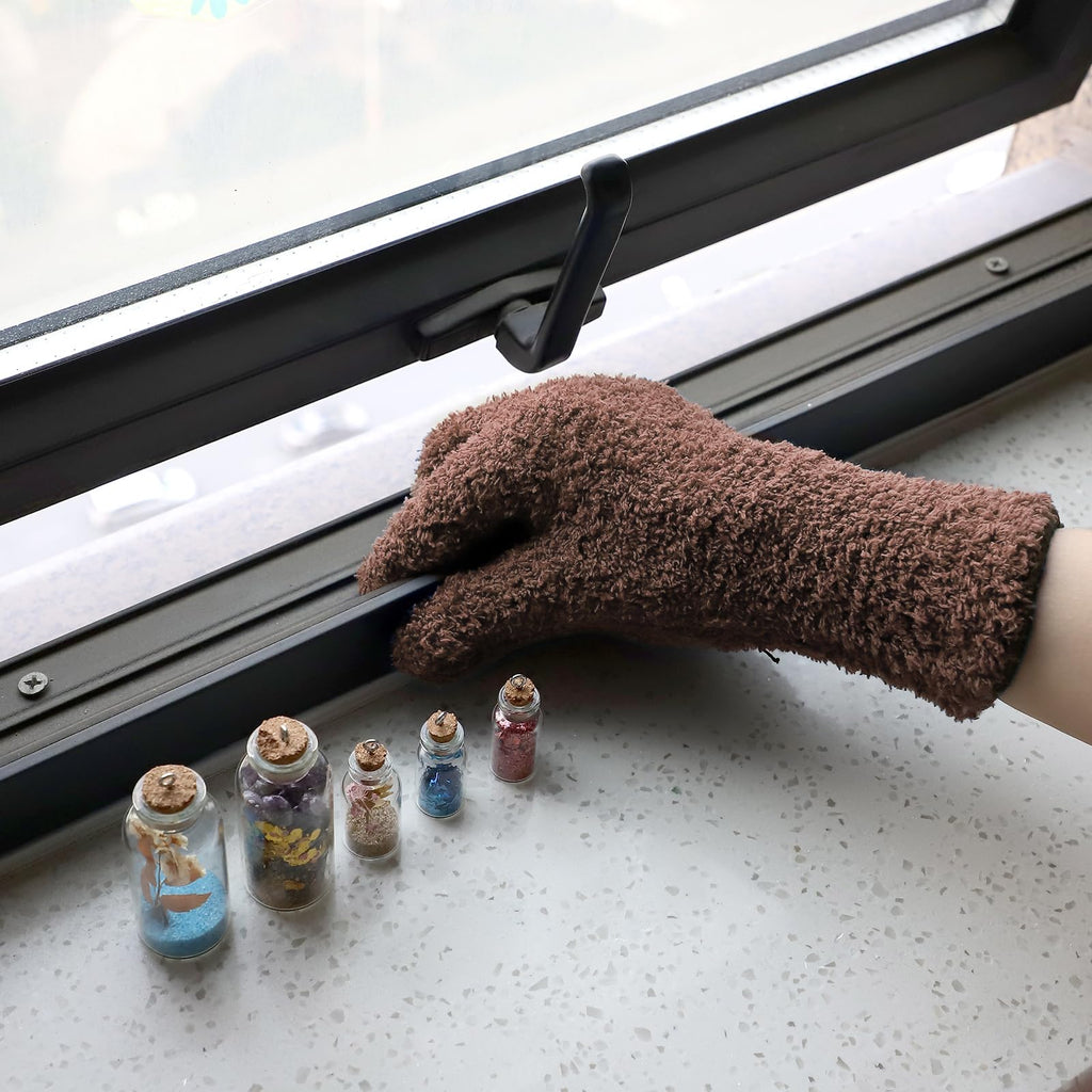 2 Pairs Microfiber Gloves for Plants (2 Count)