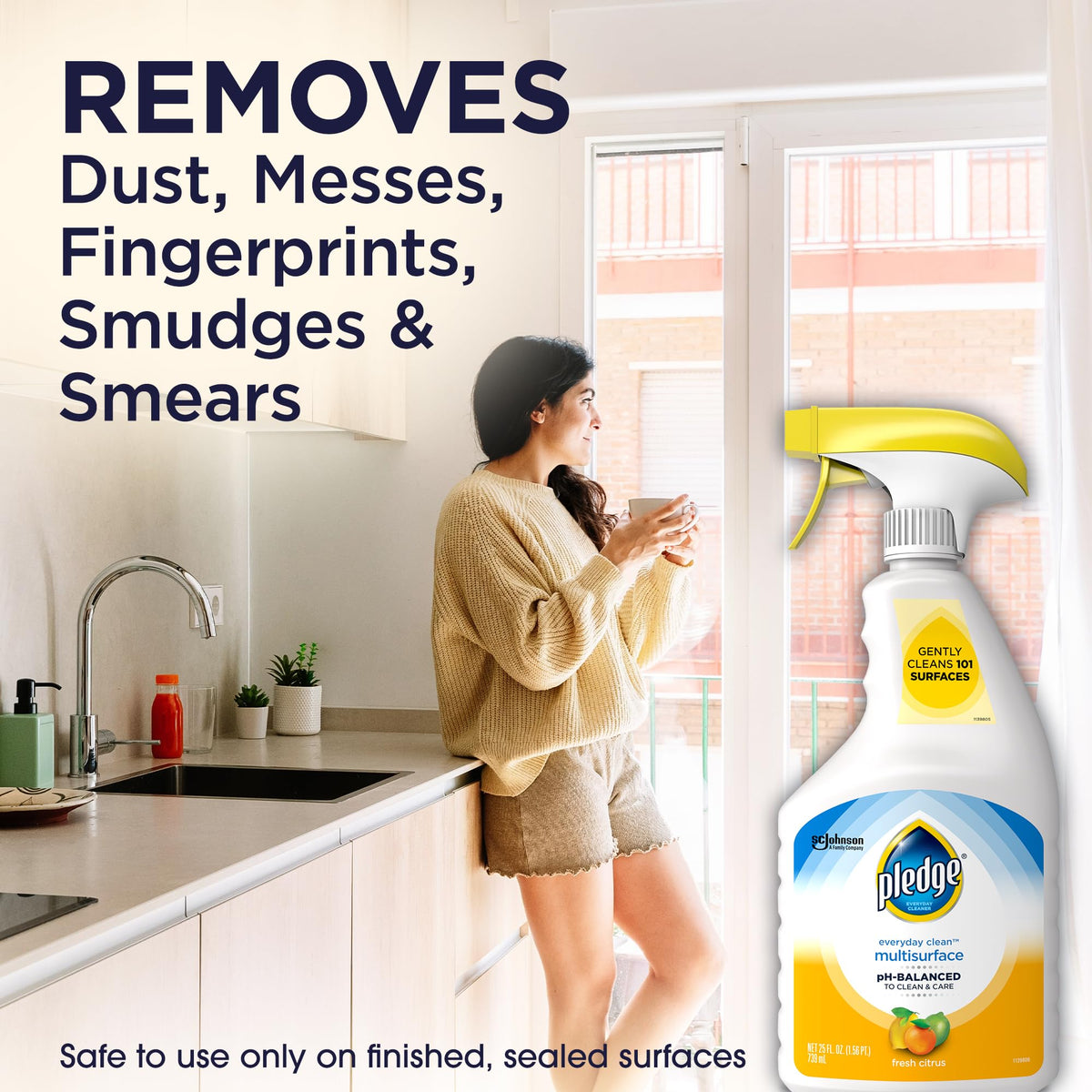 pH Balanced Multisurface Cleaner Spray for Everyday Care (75 Fl Oz)