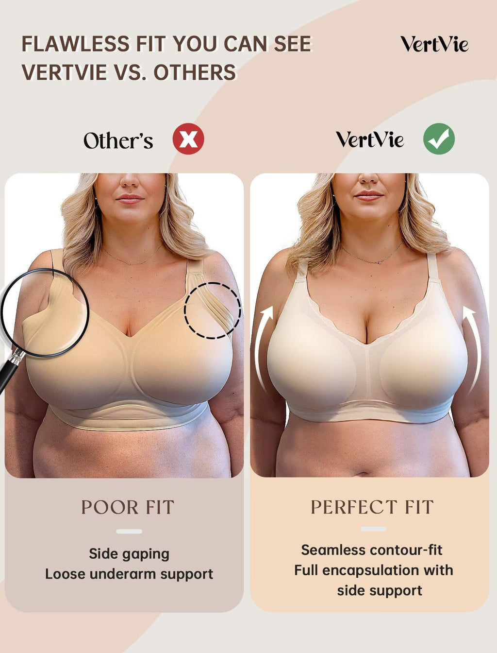 Seamless Jelly Bra No Underwire Supportive Bralette