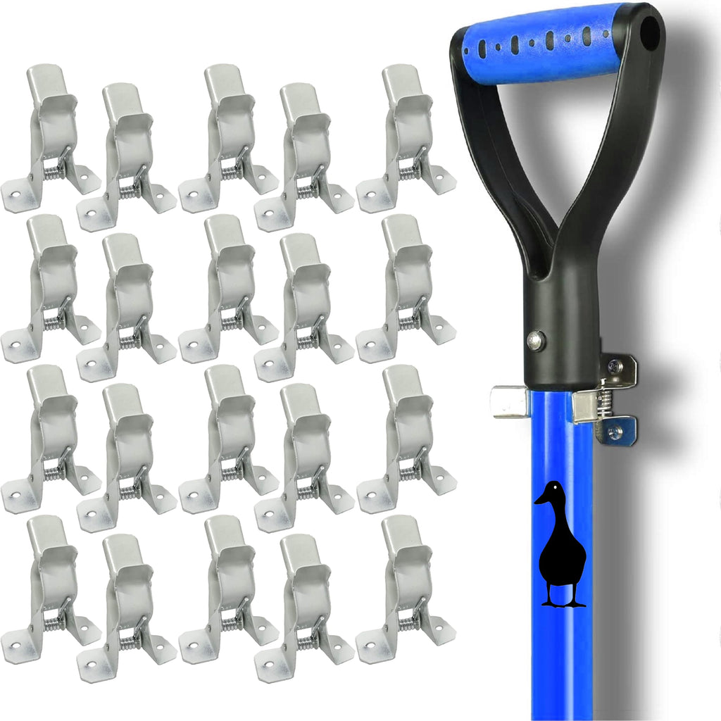 White Spring Grip Clamps