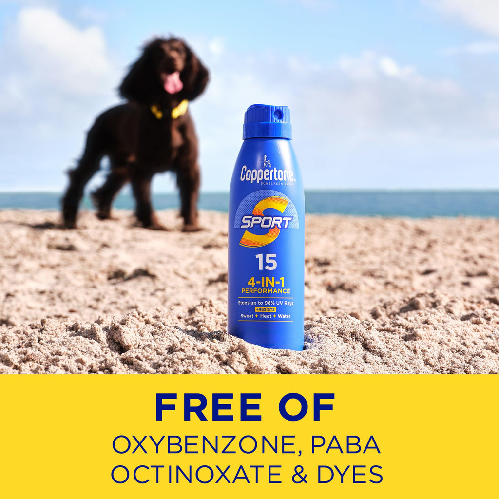 Coppertone SPORT Sunscreen Spray SPF 100, 5.5 FL OZ