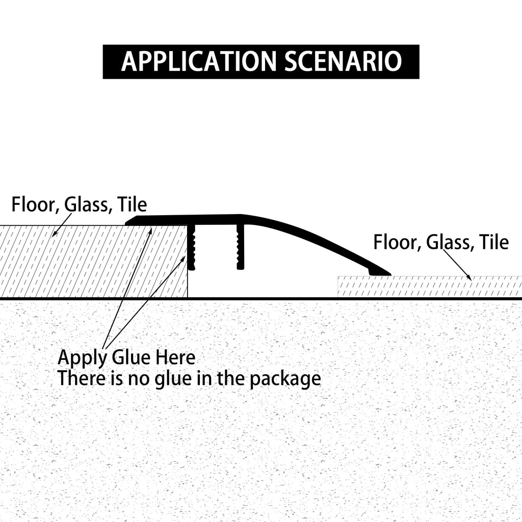 Aluminum Floor Transition Threshold Strip