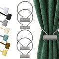 Magnetic Curtain Tiebacks Grey 4pcs (4 Count)