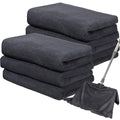 6 Pcs Extra Large Microfiber Cleaning Cloth 30" x 20" Washable Reusable Microfiber Towel Streak Free Lint Free Cloth for Cleaning Home Glass Office Window Bathrooms (6 Count)