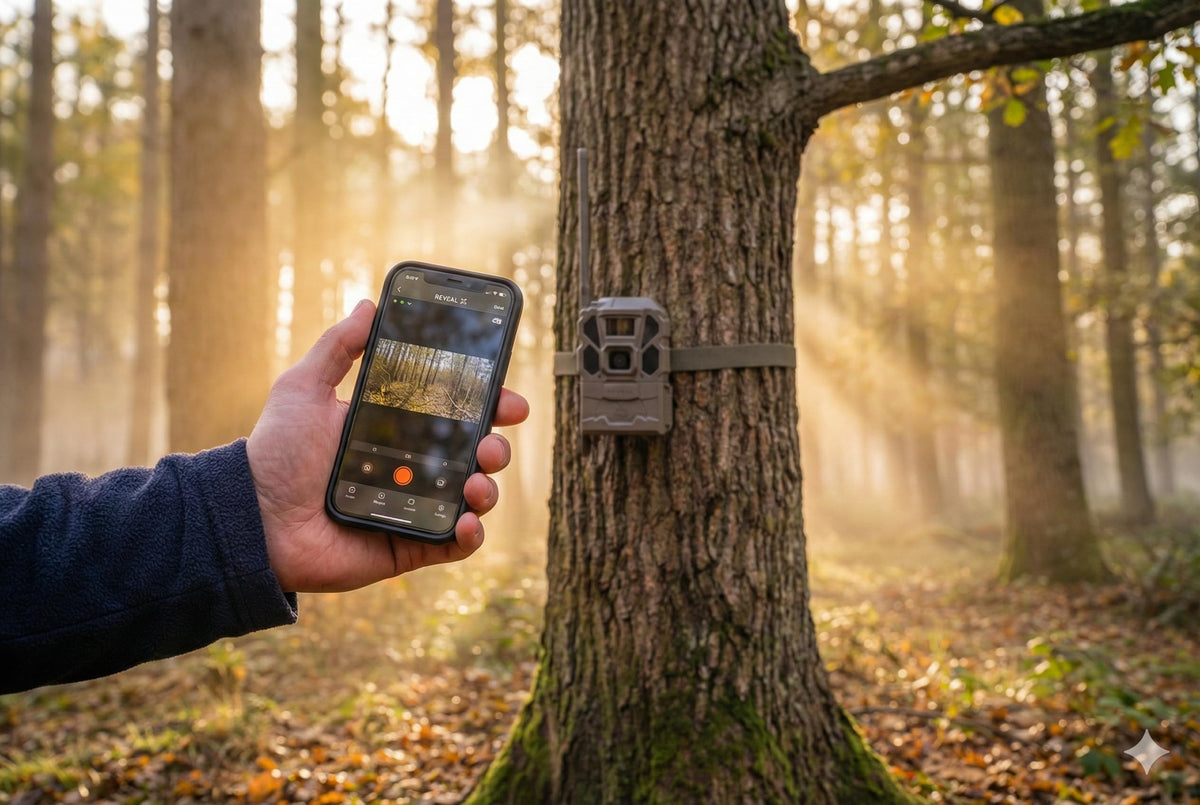 TACTACAM Reveal X Gen 3.0 Cellular Trail Camera - Multi Carrier, HD Photos & Videos, Pre-Installed Antenna, Built-in GPS, Best Battery Life, Low-Glow, Fast Trigger Speed + Cleaning Cloth | 2PK