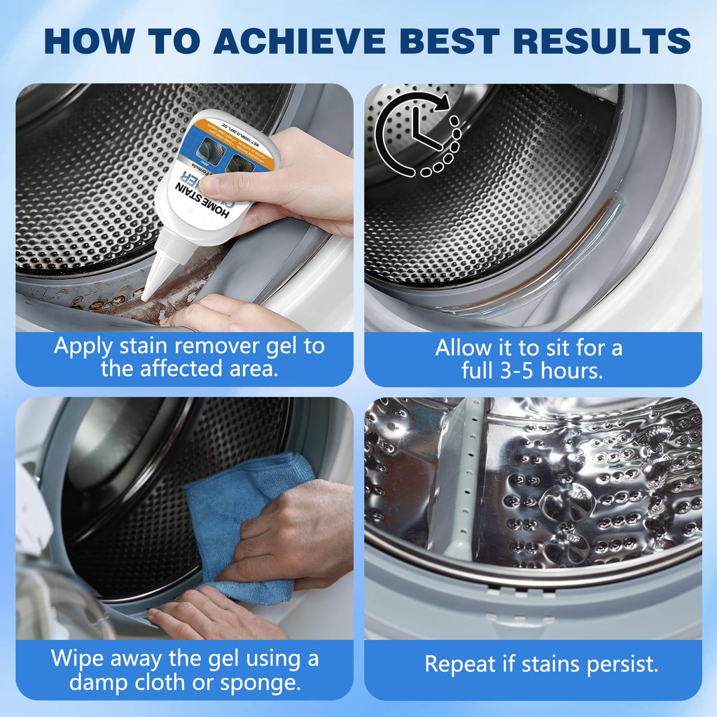 Mold stain removal gel cleaner