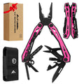 FLISSA 16-In-1 Multi-Tool Pliers, EDC Multitool, Multipurpose Tool, Pink