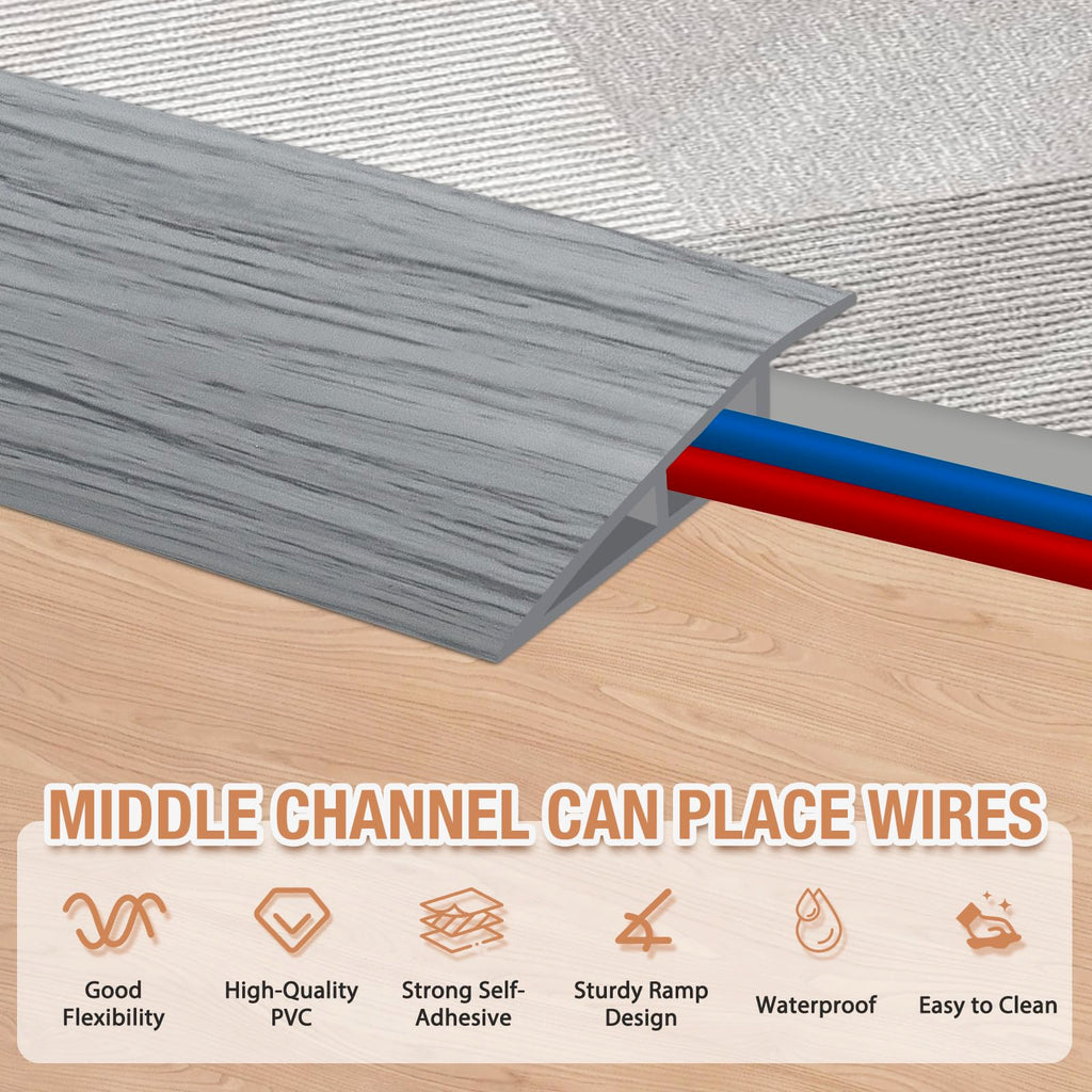 Floor Transition Strip Self Adhesive Vinyl Door Threshold Strip