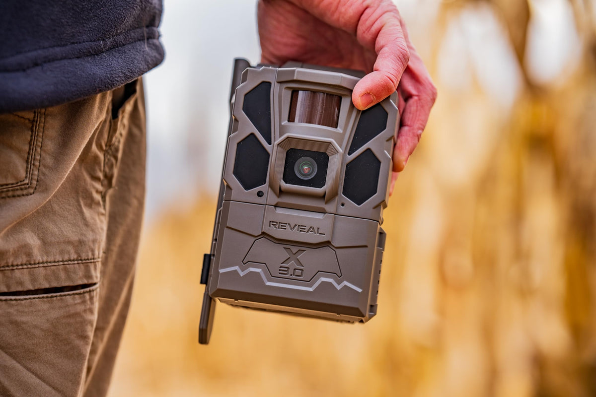 TACTACAM Reveal X Gen 3.0 Cellular Trail Camera - Multi Carrier, HD Photos & Videos, Pre-Installed Antenna, Built-in GPS, Best Battery Life, Low-Glow, Fast Trigger Speed + Cleaning Cloth | 2PK