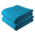 Waffle Bath Sheet Large Bath Towels Quick Dry Thin Body Towels (2 Count)