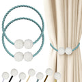 Magnetic Curtain Tiebacks Blue 2pcs (2 Count)