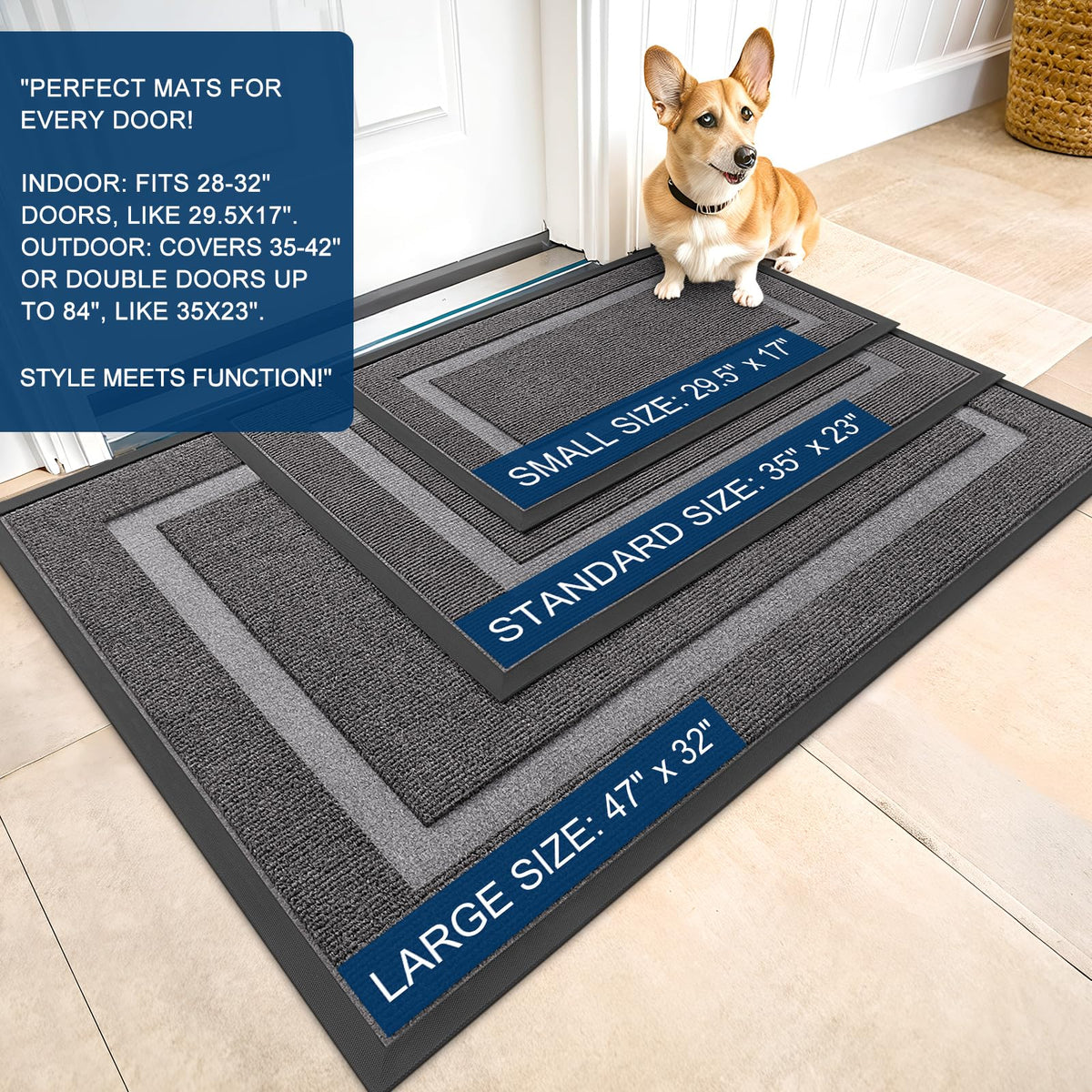 Front Door Mat Outside 59x20