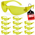 Yellow Safety Glasses (12 Count)