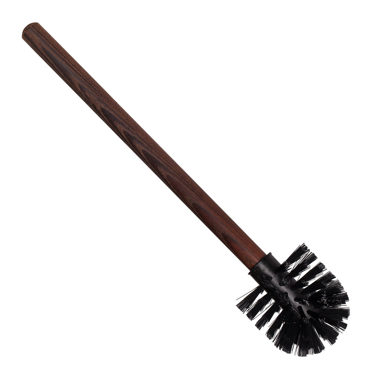 Nylon Toilet Brush with Dark Coated Metal Holder