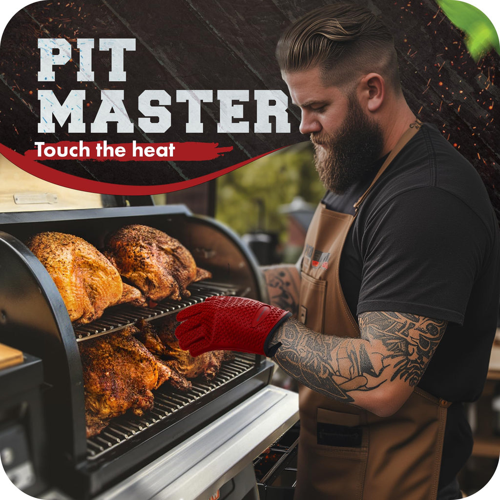 Silicone Smoker BBQ Gloves