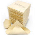 120 PCS Jewelry Cleaning Cloth Jewelry Polishing Cloths Individually Wrapped Silver Cleaning Cloth for Jewelry Sterling Silver