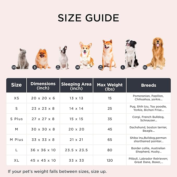 Bedsure Calming Cat Beds for Indoor Cats - Small Cat Bed Washable 20 inches, Anti-Slip Round Fluffy Plush Faux Fur Pet Bed, Fits up to 15 lbs Pets, Mauve Blush