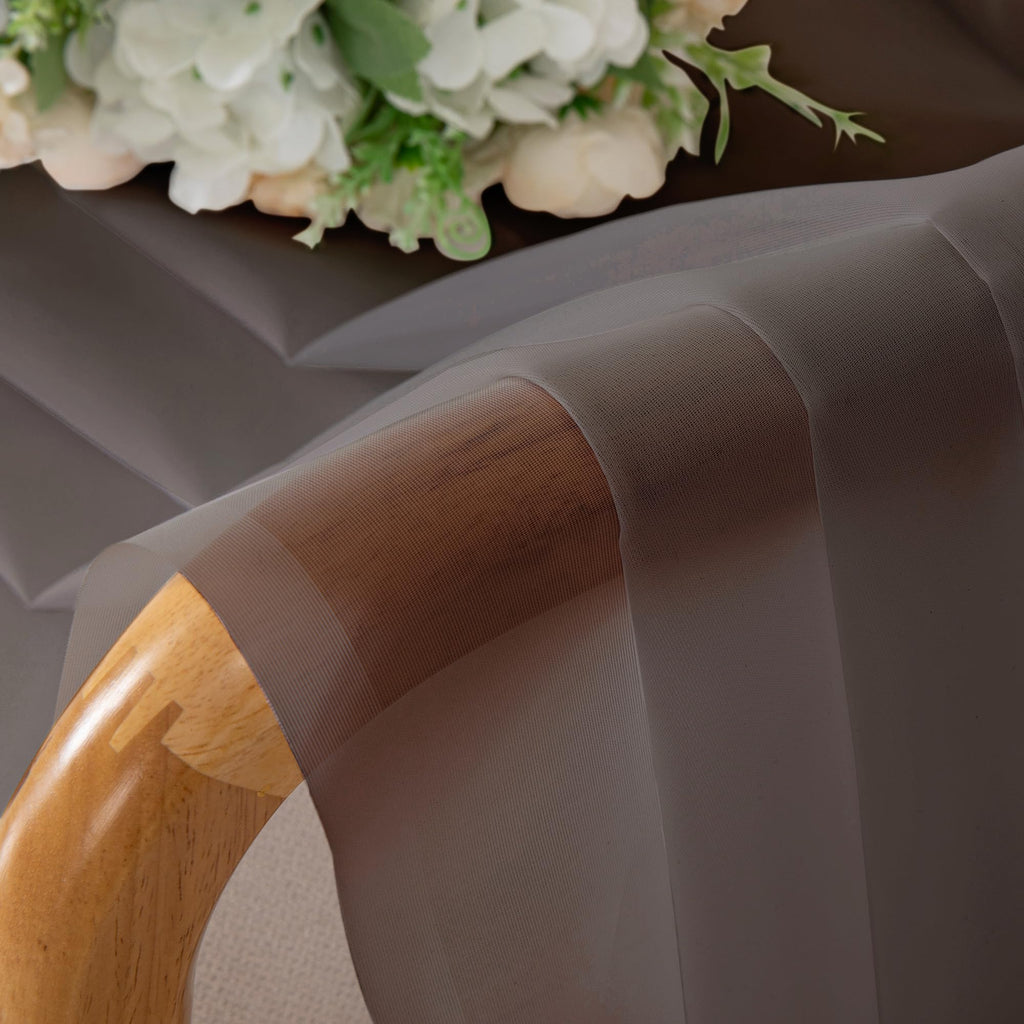 Sheer Curtains 36 inch Length 2 Panels (2 Count)