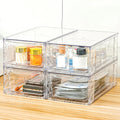 4 Pack Acrylic Storage Drawers (4 Count)