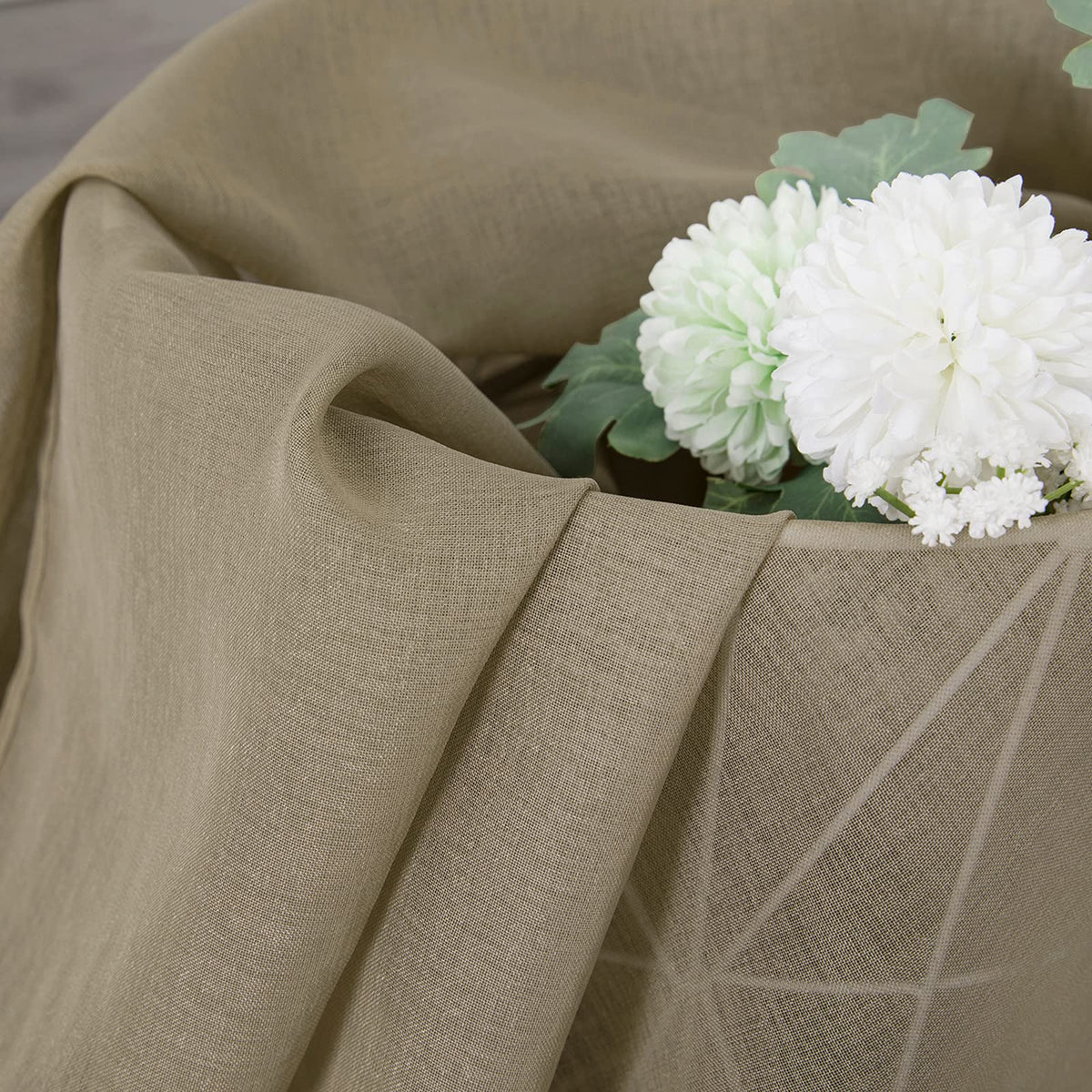 Sheer Tier Curtain Linen Textured Half Kitchen Curtains Sheer Light Filtering Rod Pocket Voile Small Curtains for Bathroom